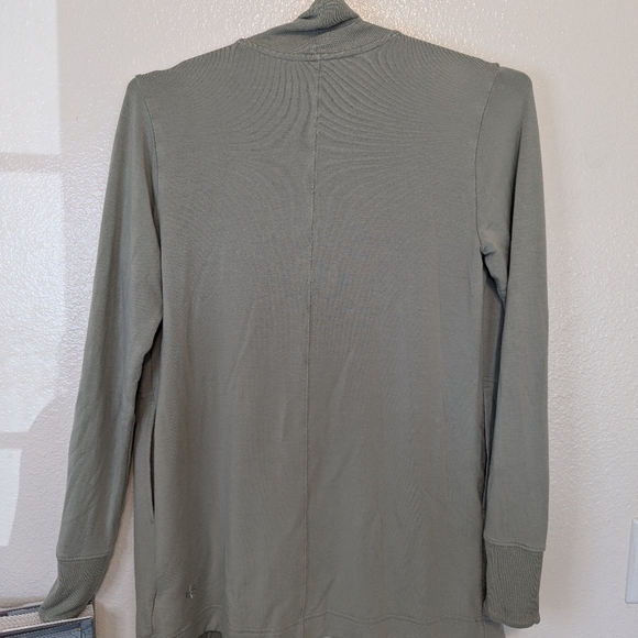 Athleta Open Front Cardigan Sage Green - Picture 7 of 7